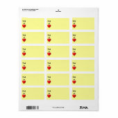 Kid @ Heart Address Label Adressaufkleber (Vorne)