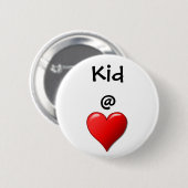 Kid @ Heart Button (Vorne & Hinten)