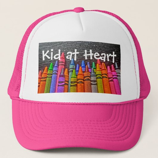 Kid Heart Chat Truckerkappe (Vorderseite)