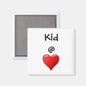 Kid @ Heart Magnet (Vorderseite/Rückseite)