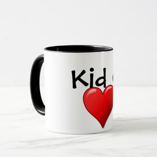 Kid @ Heart Tasse (Vorderseite Links)