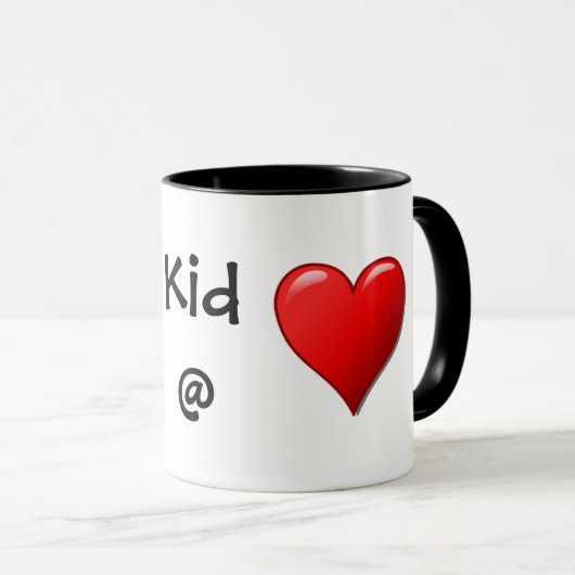 Kid @ Heart Tasse (VorderseiteRechts)