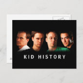 Kid History Cast Postkarte (Vorne/Hinten)