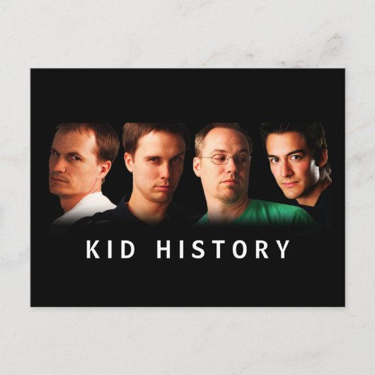 Kid History Cast Postkarte (Vorderseite)