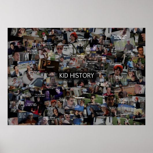 Kid History Collage Poster (Vorne)