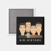 Kid History Magnet (Vorderseite/Rückseite)