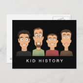 Kid History Postkarte (Vorne/Hinten)