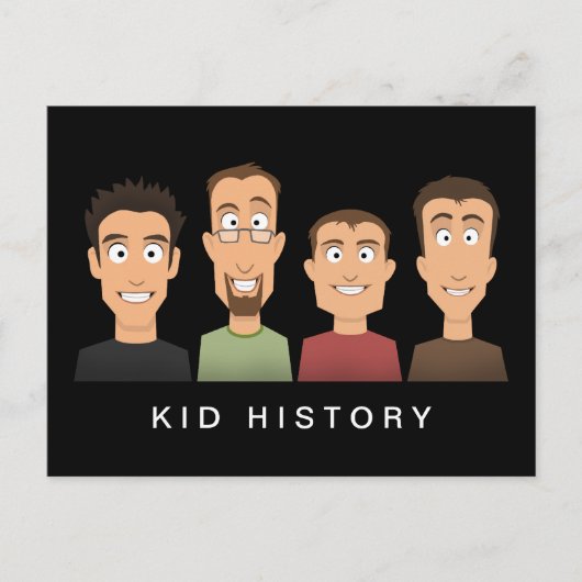 Kid History Postkarte (Vorderseite)