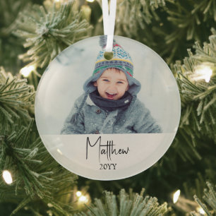 Kid Keepake Weihnachts-Foto Ornament