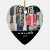 Kid-Liebe mit DIY-Foto und Text Keramikornament (Rechts)