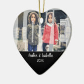 Kid-Liebe mit DIY-Foto und Text Keramikornament (Links)