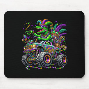 Kid Mardi Gras Grawr Dinosaurier Trex Monster Truc Mousepad