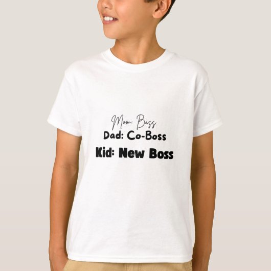 Kid: New Boss T-Shirt (Vorderseite)