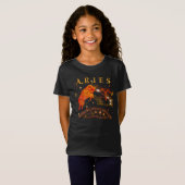 Kid Retro Aries Zodiac Tracks T - Shirt (Vorne ganz)