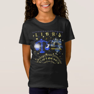 Kid Retro Libra Zodiac T - Shirt