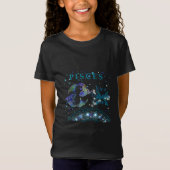 Kid Retro Pisces Zodiac Eigenschaften T-Shirt (Vorderseite)