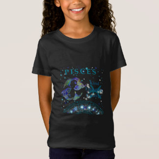 Kid Retro Pisces Zodiac Eigenschaften T-Shirt