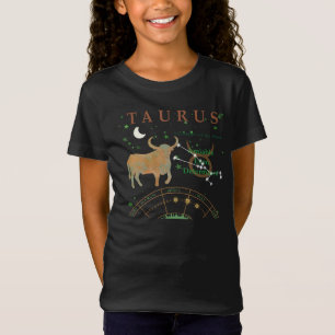Kid Retro Taurus Zodiac Tracks T - Shirt