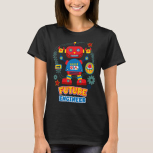 Kid Roboter für den Zukunftsingenieur Robotics Eng T-Shirt