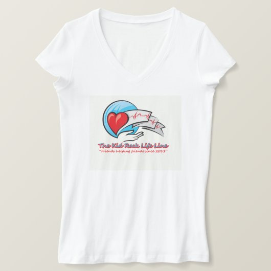 Kid Rock Life Line V-Nacken-Shirt T-Shirt (Design vorne)