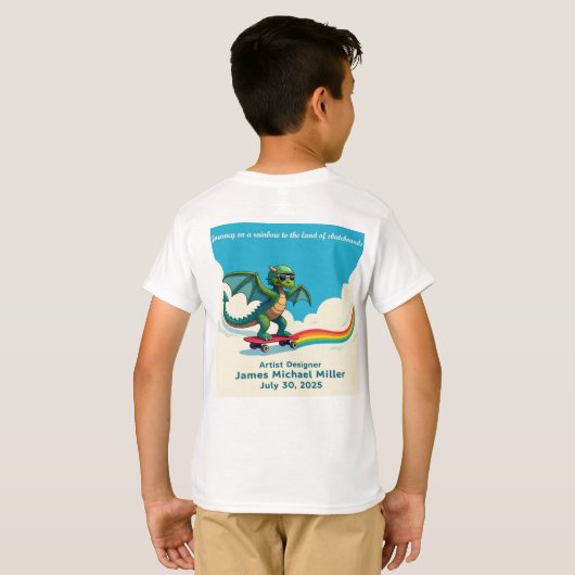 Kid Shirt von James Michael Miller 6/30/2024 (Schwarz voll)