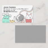 Kid Space Creature Expert Business Card für Junge Telefonnummerkarte (Vorne/Hinten)