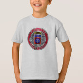 Kid-T - Shirt der 82. Im Flugzeug Division (Vorderseite)