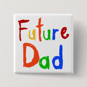 Kid Text Future Vater T - Shirt und Geschenke Button