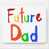 Kid Text Future Vater T - Shirt und Geschenke Mousepad (Vorne)