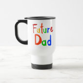 Kid Text Future Vater T - Shirt und Geschenke Reisebecher (Links)