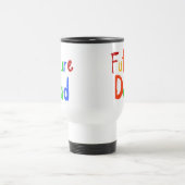 Kid Text Future Vater T - Shirt und Geschenke Reisebecher (Mittel)