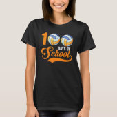 Kid Volleyball Shirts For Girls, Happy 100th Day O (Vorderseite)