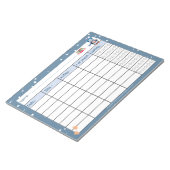 Kid Winter Reading Log mit Rating Notepad Notizblock (angewinkelt)