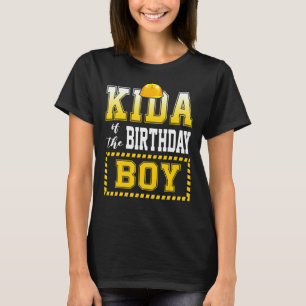 Kida des Party der Bauarbeiter des Geburtstags T-Shirt