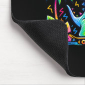 Kidcore-Ästhetik-Dinosaurier-Skateboard-Doodle Al Mousepad (Ecke)