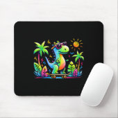 Kidcore-Ästhetik-Dinosaurier-Skateboard-Doodle Al Mousepad (Mit Mouse)