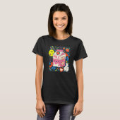 Kidcore Ästhetik Erdbeere Milch Fabric Patches D T-Shirt (Vorne ganz)