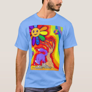 Kidcore Ästhetik für und lächelnde Blume 80er 90s  T-Shirt