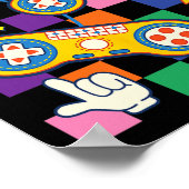 Kidcore-Ästhetik-Stoff-Videospiel-Patches Alt-Mode Poster (Ecke)