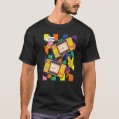 Kidcore-Ästhetische Spielekonsolen Fabric Patches  T-Shirt (Vorderseite)