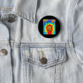 Kidcore Ästhetischer Regenbogen Tanz Blume 80er 90 Button (Beispiel)