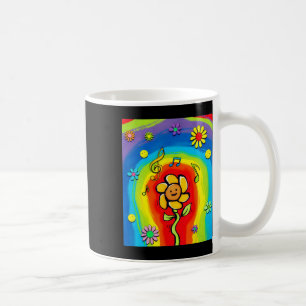 Kidcore Ästhetischer Regenbogen Tanz Blume 80er 90 Kaffeetasse