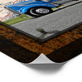 Kidd Ricky Map Poster (Ecke)