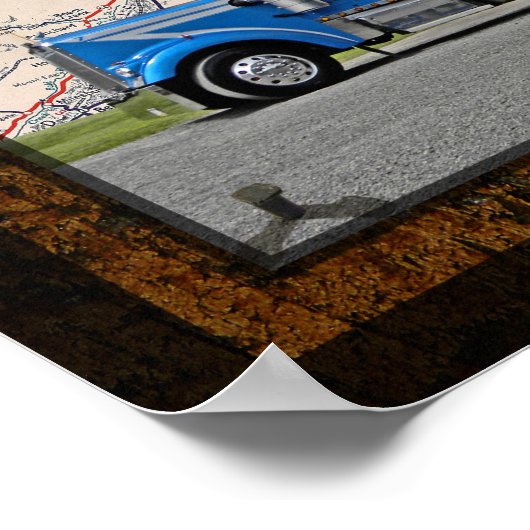 Kidd Ricky Map Poster (Ecke)