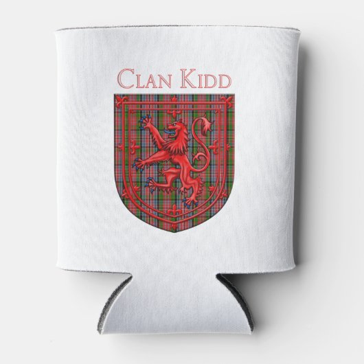 Kidd Tartan Scottish Kariert Lion Rampant Dosenkühler (Vorderseite)