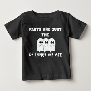 Kidde Furzen sind nur die Geister von Lebensmittel Baby T-shirt