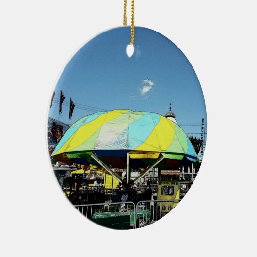 Kiddie-Auto-und LKW-Vergnügungspark-Fahrt Keramik Ornament (Rechts)