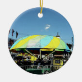 Kiddie-Auto-und LKW-Vergnügungspark-Fahrt Keramik Ornament (Vorne)