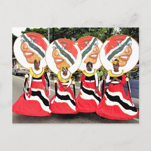 Kiddies Carnival, Trinidad und Tobago Postkarte (Vorderseite)