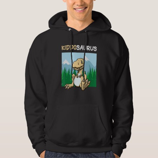 Kiddosaurus Dinosaurier Niedlich Kiddo Rex 2 Hoodie (Vorderseite)
